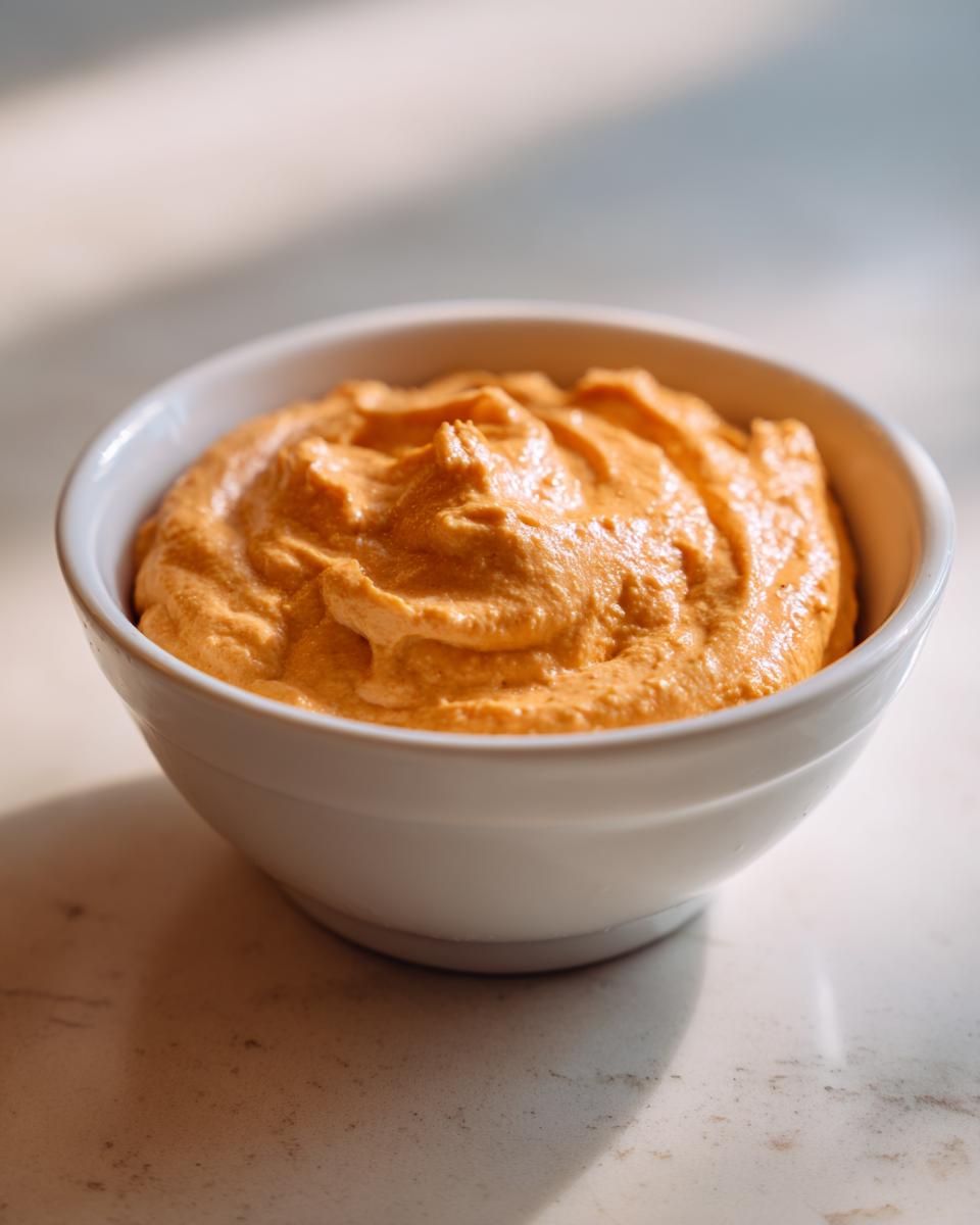 A close-up of thick, orange beer cheese dip served in a small white bowl.