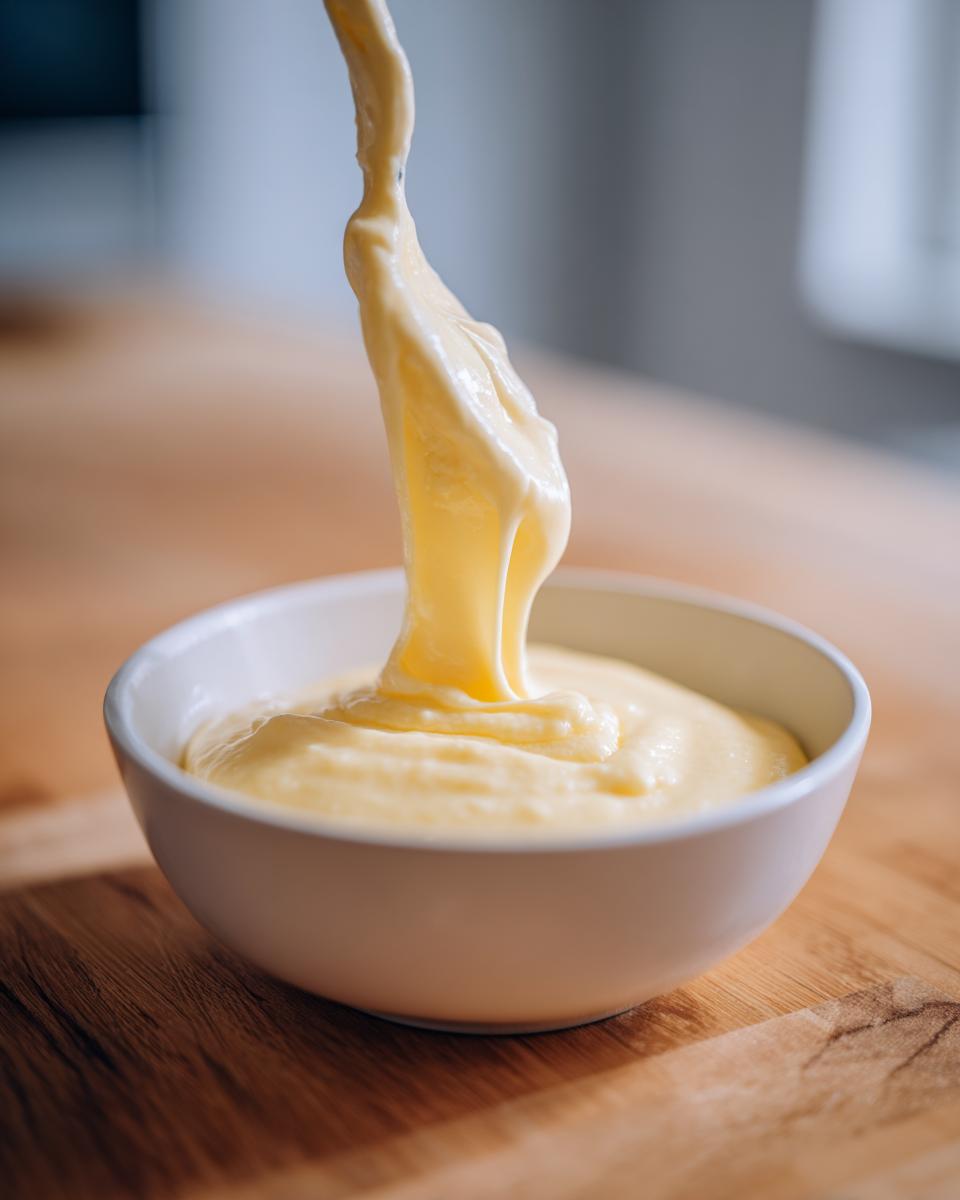 A spoonful of incredibly creamy cheese grits is being lifted from a white bowl, showing the thick, smooth texture.