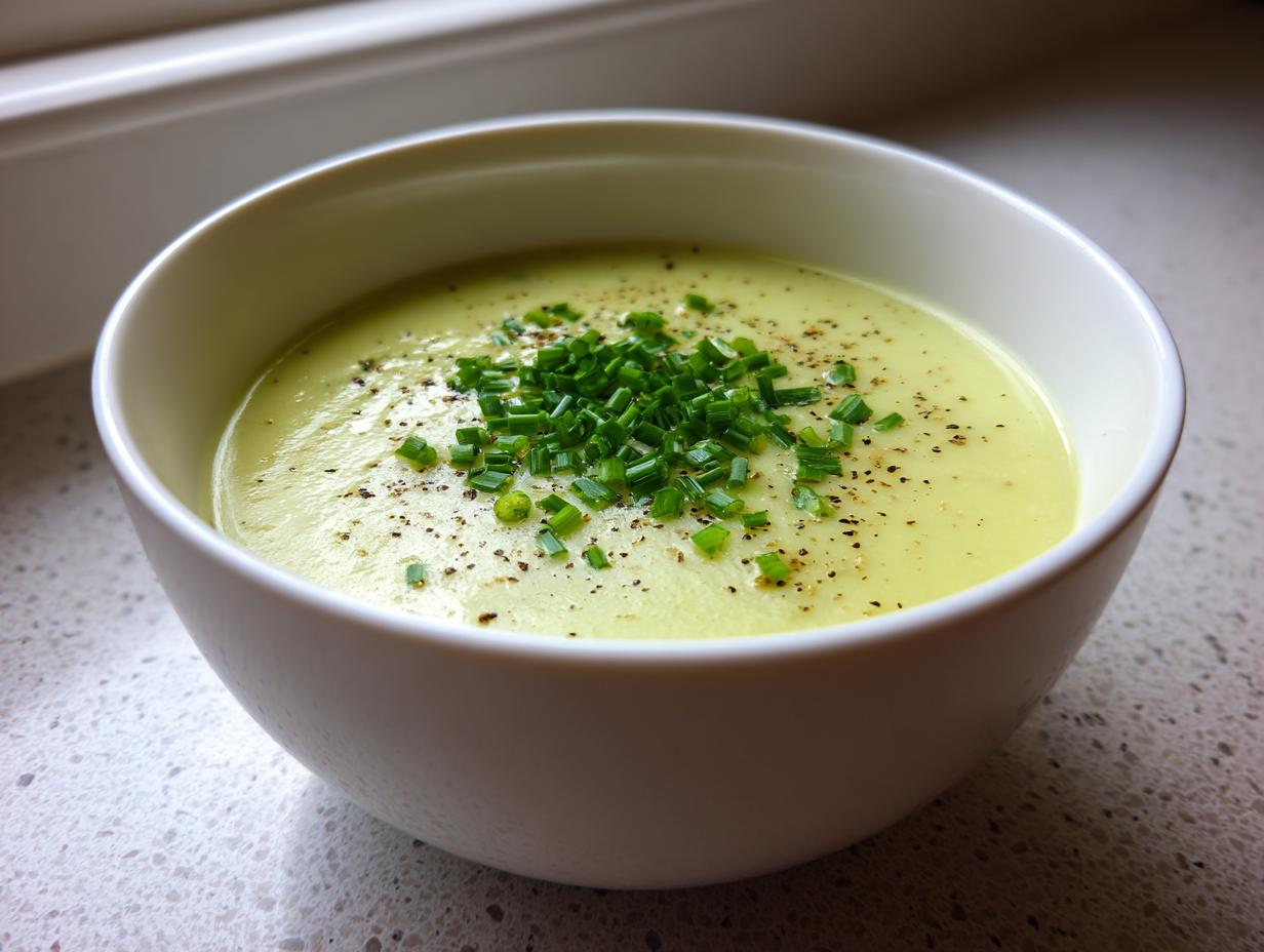 potato leek soup - Featured