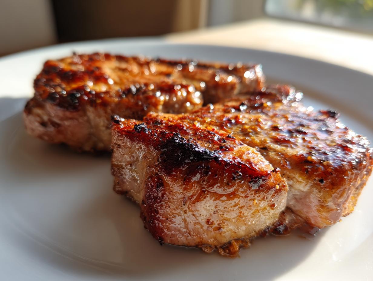air fryer pork chops - Featured