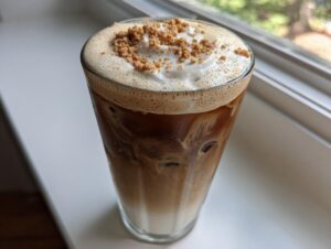cookie butter latte - Featured